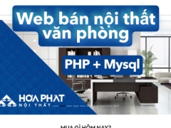 [Full Code + Báo Cáo] Code trang web bán nội thất văn phòng bằng PHP Laravel + Mysql.